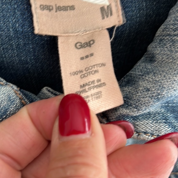 GAP Distressed Denim Jacket - Picture 2 of 9